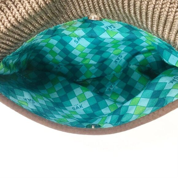 Vintage Y2K Brown Cottagecore Woven Boho Shoulder Bag Purse - Picture 8 of 8